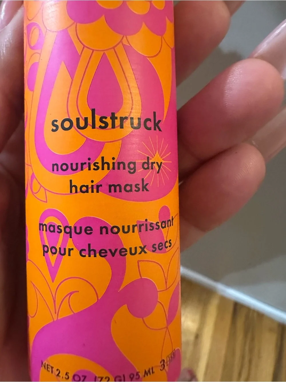 amika Soulstruck Nourishing Dry Hair Mask - Orange, Pink